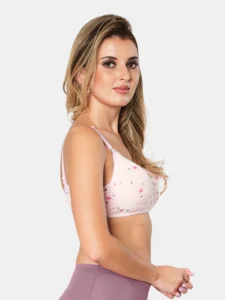 Enamor A018 Smoothening Wirefree Balconette T-Shirt Cotton Women's Bra Padded High Coverage